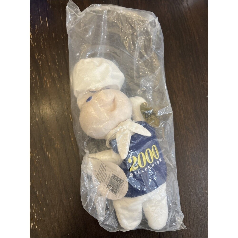 Pillsbury Doughboy Plush 2000 Millennium NWT  In Original Sealed Bag